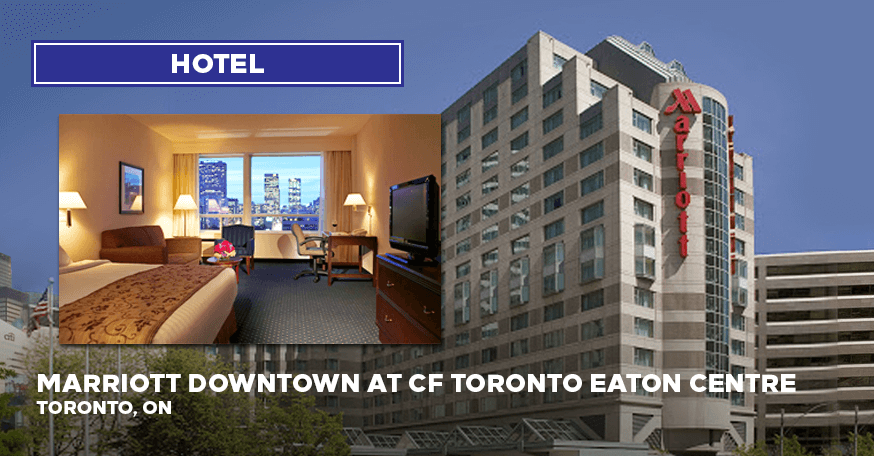 Downtown Toronto Hotel  Toronto Marriott City Centre Hotel